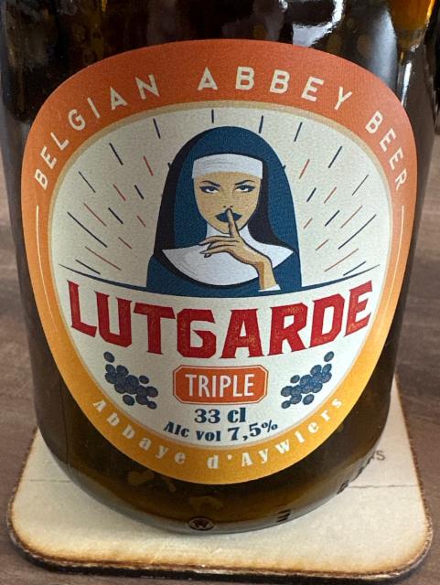 lutgarde tripel 7.5%, Abbaye d'Aywiers, Belgium