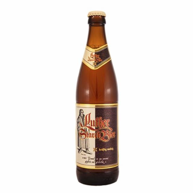Luther Starck Bier 7.0%, Brauerei Neunspringe Worbis, Germany