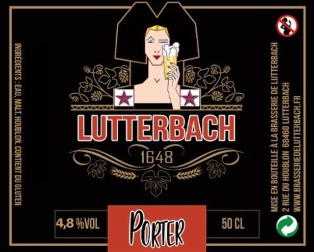 Lutterbach Porter 4.8%, Brasserie De Lutterbach, France