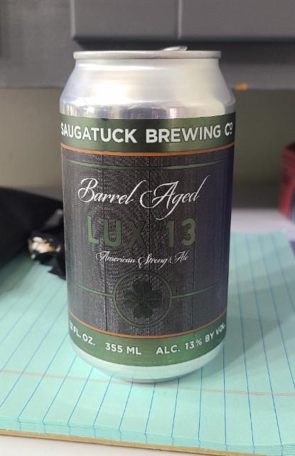 Barrel Aged Lux #13 13.0%, Saugatuck Brewing Co., United States