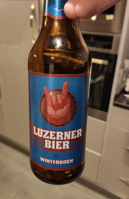 Luzerner Bier winterbock 6.4%, Brauerei Luzern AG, Switzerland