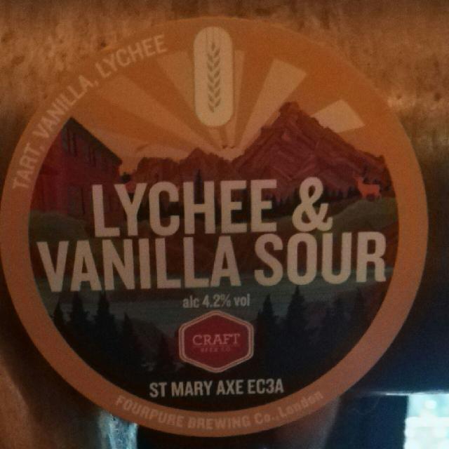 Lychee & Vanilla Sour 4.2%, Fourpure Brewing Co., England