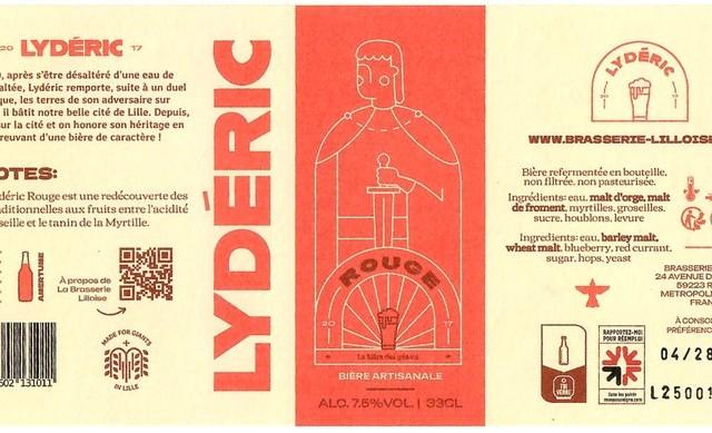 Lydéric Rouge 7.5%, Brasserie Lilloise, France
