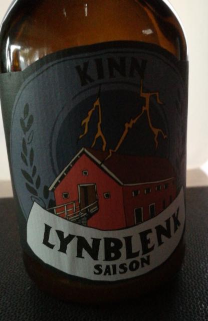 lynblenk saison 4.5%, Kinn Bryggeri, Norway
