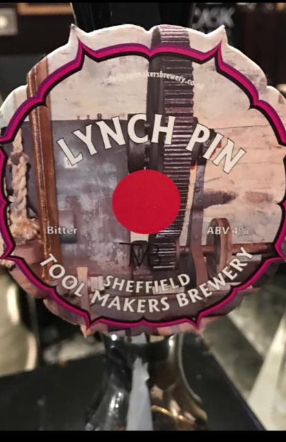 Lynch Pin 4.0%, Toolmakers Brewery, England