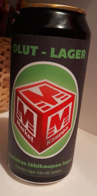 M-Market Olut Lager 5.0%, Karvilan Panimo, Finland