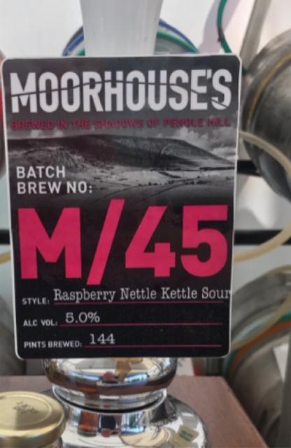 M/45 5.0%, Moorhouse's Brewery, England