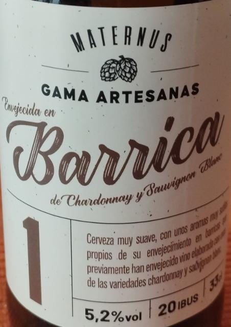 Maternus 1 Barrica 5.2%, ALDI Stores UK, England