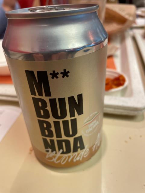 M** bun biu nda 4.8%, Birrificio Italiano, Italy