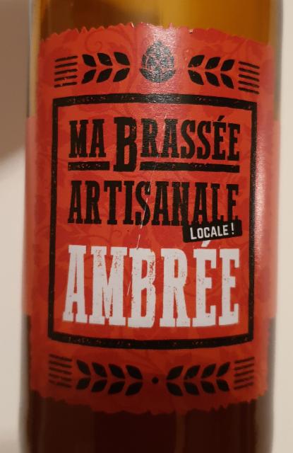 Ma Brassée Artisanale Ambrée 5.0%, Brasserie Graine 2 Bulles, France