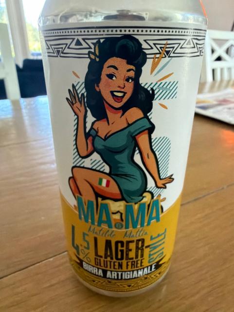 Ma Ma lager 4.5%, Matilde Mattia, Italy