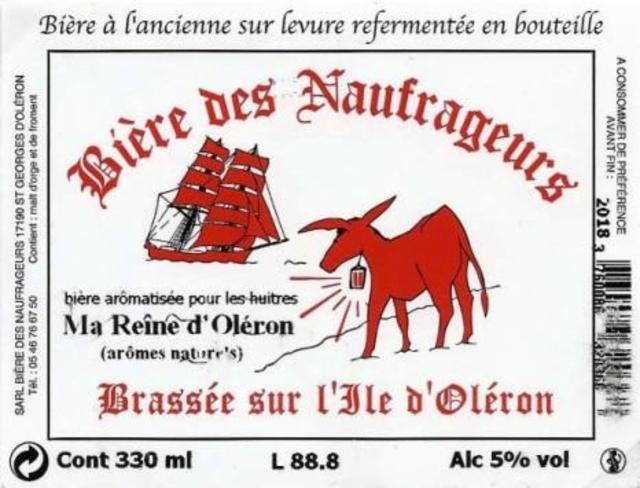 Ma Reine D'Oléron 5.0%, Brasserie Des Naufrageurs, France