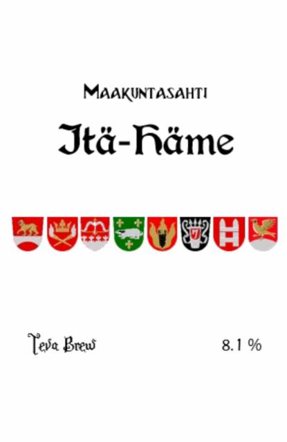 Maakuntasahti: Itä-Häme 8.1%, Teva Brew, Finland