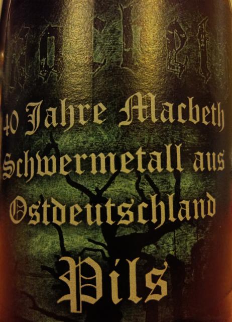 Macbeth 4.9%, Watzdorfer Traditions- Und Spezialitätenbrauerei, Germany