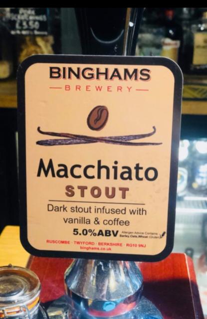 Macchiato Stout 5.0%, Binghams Brewery, England