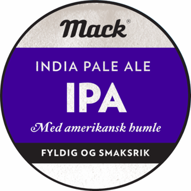 Mack IPA 4.5 %, Macks Ølbryggeri, Norway