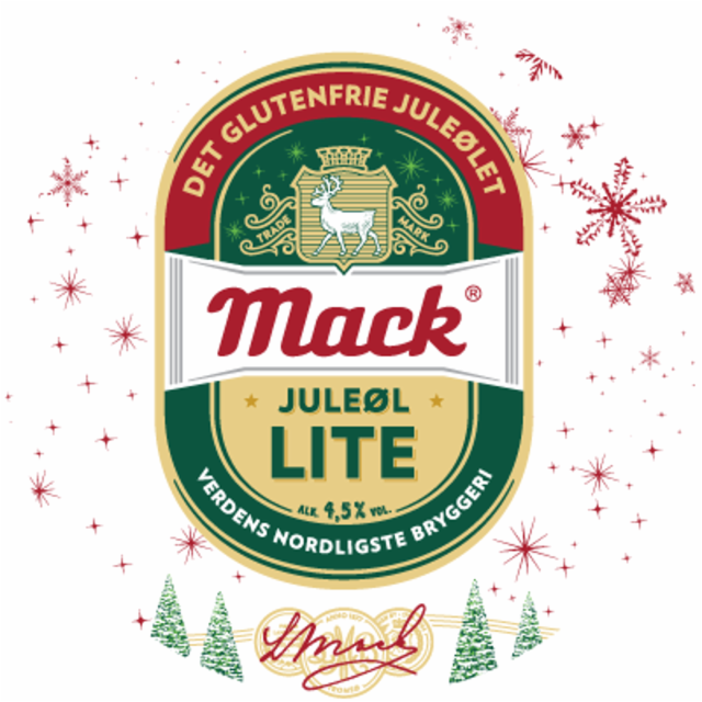 Mack Juleøl Lite 4.5%, Macks Ølbryggeri, Norway