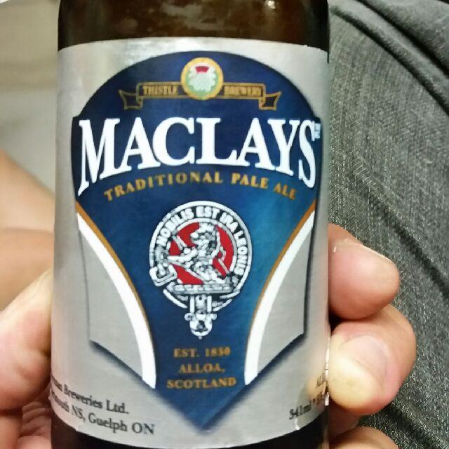 MacLays, Sleeman Brewing & Malting Co. (Sapporo)