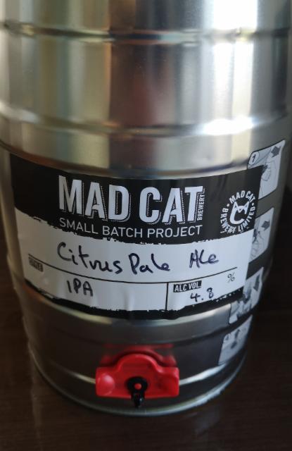 Citrus Pale Ale 4.8%, Mad Cat Brewery, England