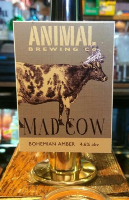 Mad Cow 4.6%, Animal Brewing Co., England