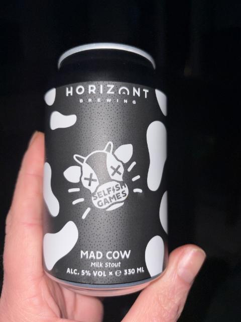 Mad Cow Milk Stout, Looking Glass Brewing Company