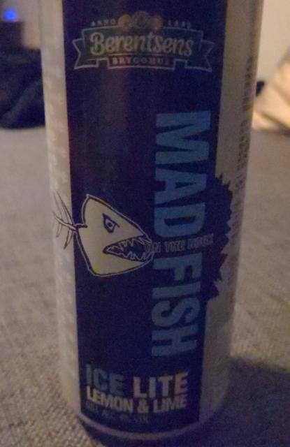 Mad Fish Ice lite lemon, Berentsens Brygghus