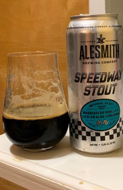 Speedway Stout Madagascar Vanilla & Ceylon Alba Cinnamon 12.0%, Alesmith Brewing Company, United States