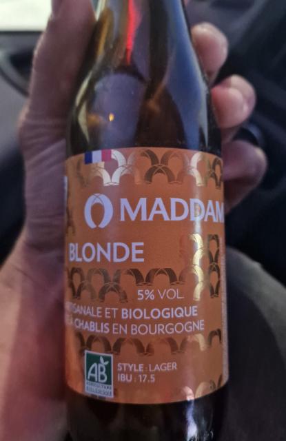 Maddam Blonde 5.0%, Maddam - Bière Fine De Chablis, France