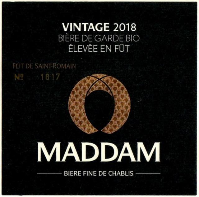 Maddam Vintage 2018 9.0%, Maddam - Bière Fine De Chablis, France