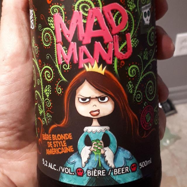 MadManu 5.2%, Oshlag Brasserie & Distillerie, Canada