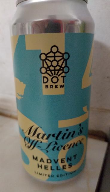 Madvent Helles 5.0%, DOT Brew, Ireland