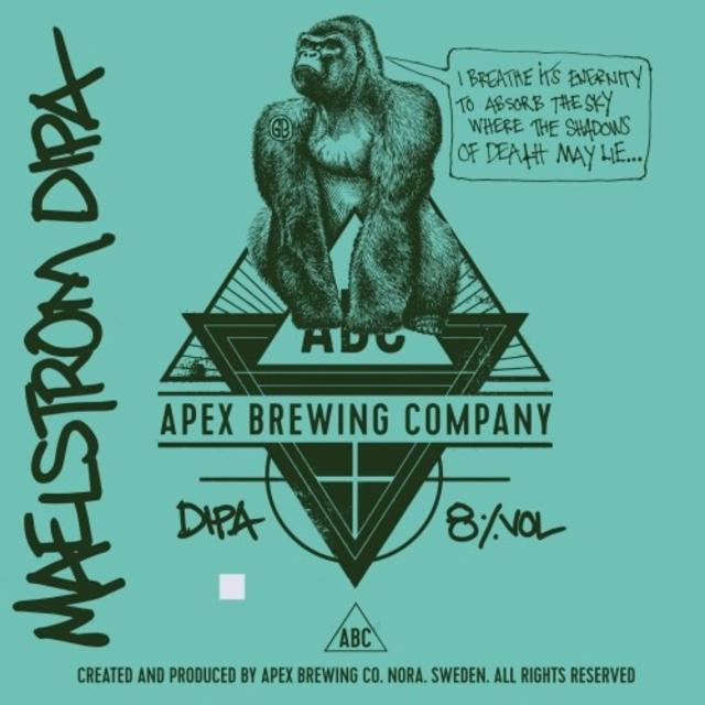 Maelstrom DIPA 8.0%, Apex Brewing Company, Sweden