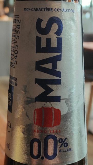 Maes Zero 0.0%, Brouwerij Alken-Maes (Heineken), Belgium