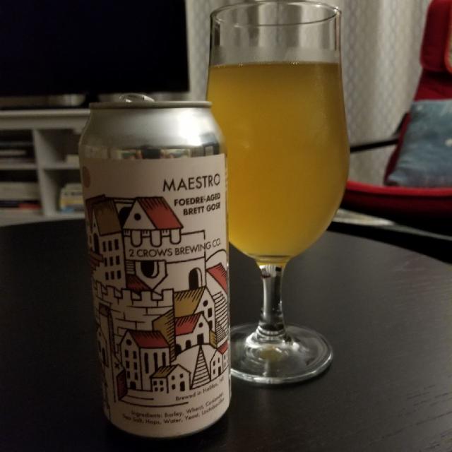Maestro Aged Brett Gose 4.0%, 2 Crows Brewing Co., Canada
