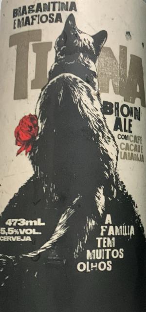 Mafiosa Tina Brown Ale 5.5%, Cervejaria Bragantina, Brazil