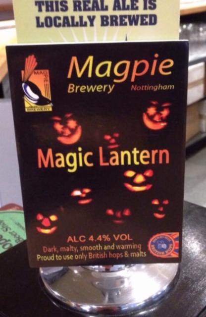 Magic Lantern 4.4%, Magpie Brewery, England