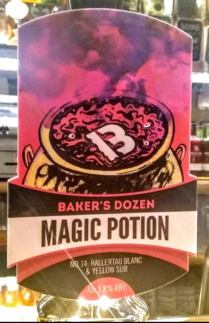 Magic Potion No. 14: Hallertau Blanc & Yellow Sub 3.8%, Baker's Dozen Brewing Co, England