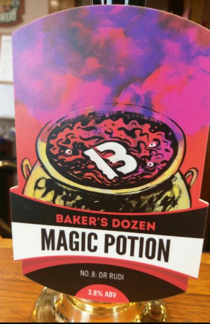Magic Potion No. 8 : Dr. Rudi 3.8%, Baker's Dozen Brewing Co, England