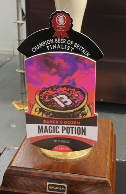 Magic Potion No. 9 : Simcoe 3.8%, Baker's Dozen Brewing Co, England