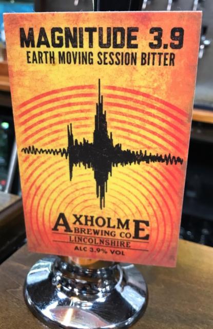 Magnitude 3.9 3.9%, Axholme Brewing Co., England