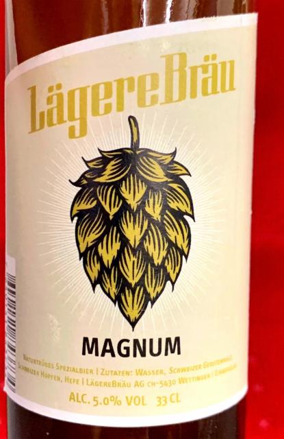Magnum 5.0%, LägereBräu, Switzerland