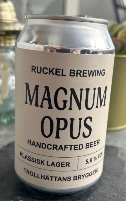 Magnum Opus 5.6%, Ruckel Brewing, Sweden