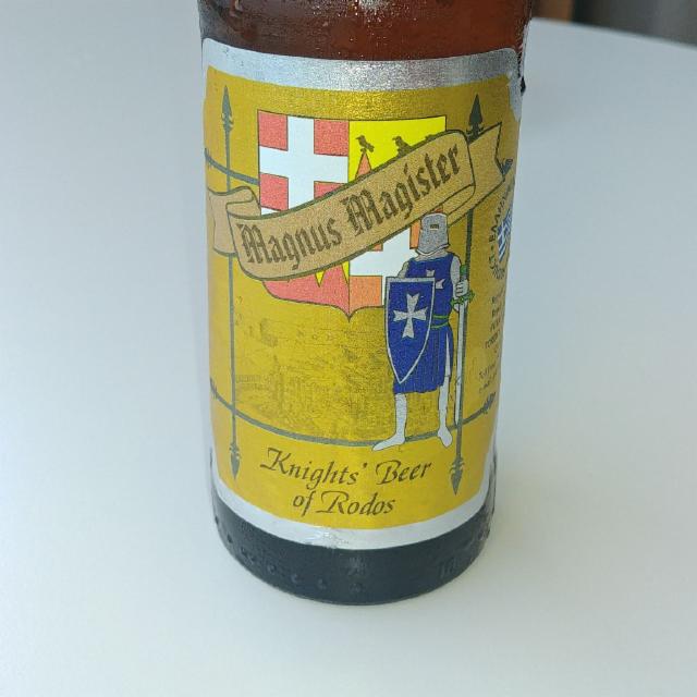 Magnus Magister Knights' Beer Of Rhodes 4.9%, Hellenic Brewery of Rhodes, Greece