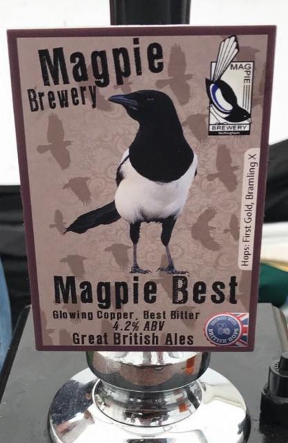 Magpie Best 4.2%, Magpie Brewery, England