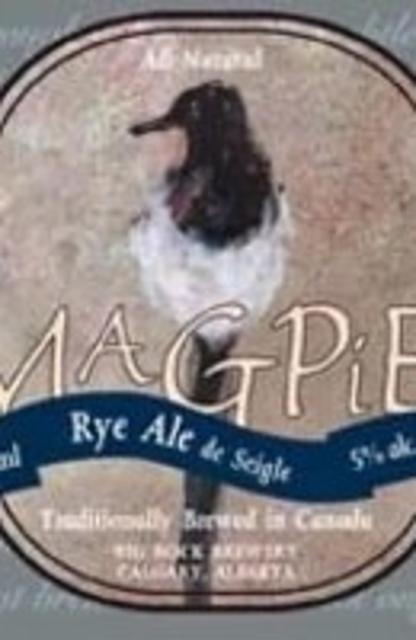Magpie Rye Ale 5.0%, Big Rock Brewery, Canada
