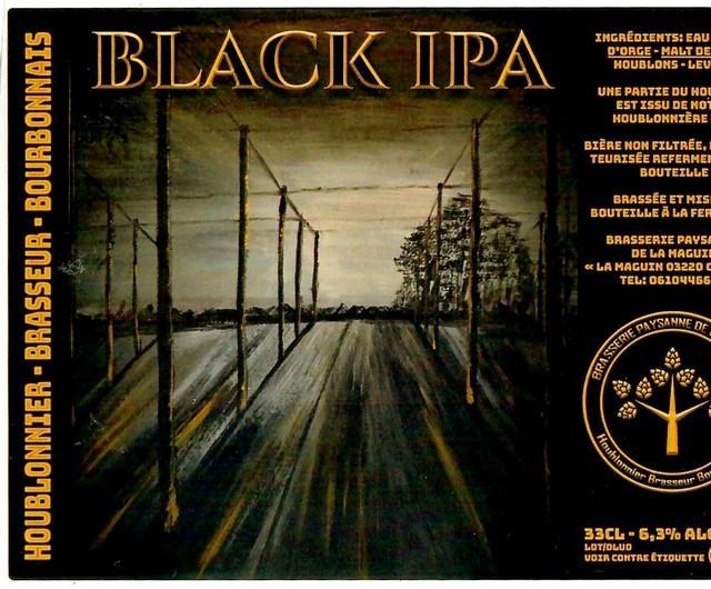 Maguin Black IPA 6.5%, Brasserie Paysanne De La Maguin, France