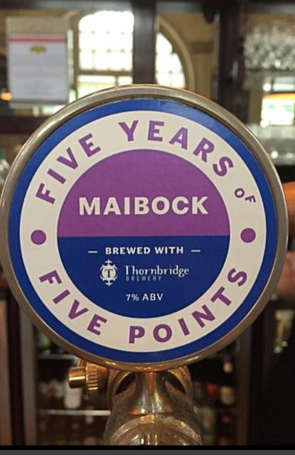 Maibock 7.0%, The Five Points Brewing Company, England