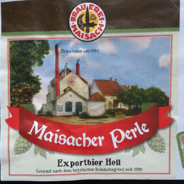 Maisacher Perle Exportbier hell, Brauerei Maisach