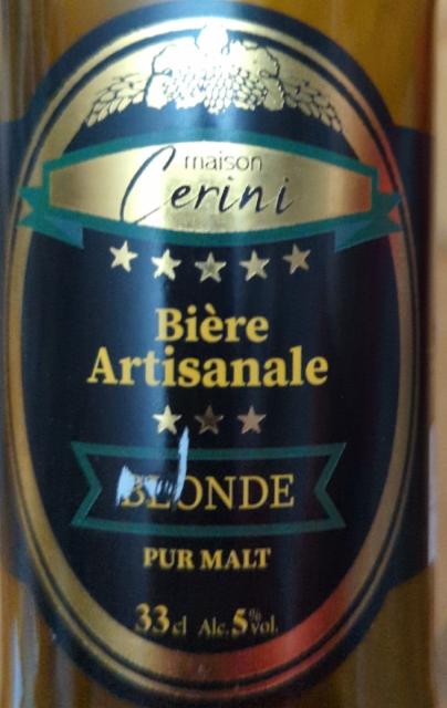 Maison Cerini Blonde, Brasserie Artisanale Ratz