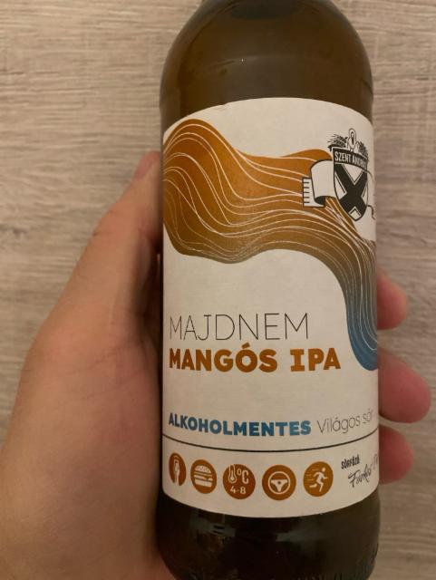 Majdnem mangós IPA 0.5%, Szent András Sörfőzde, Hungary